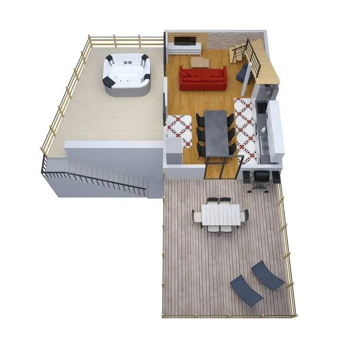 logement chalet au pied de larcluse avec vue sur la montagne (5)