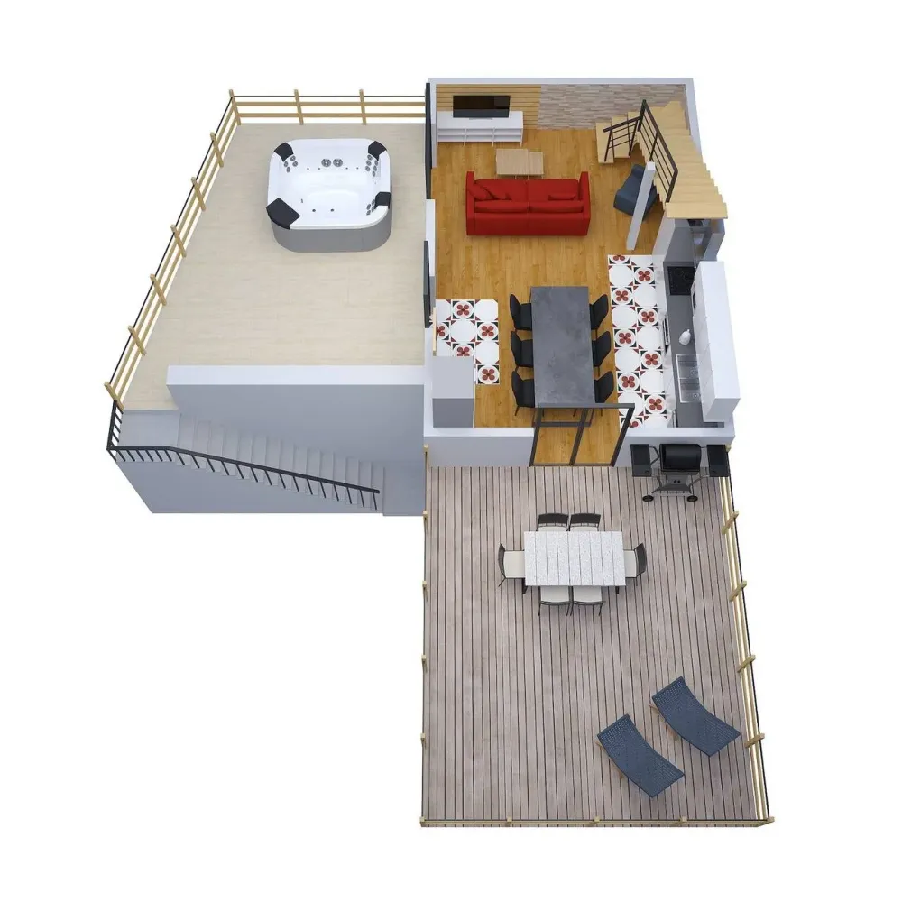logement chalet au pied de larcluse avec vue sur la montagne (9)